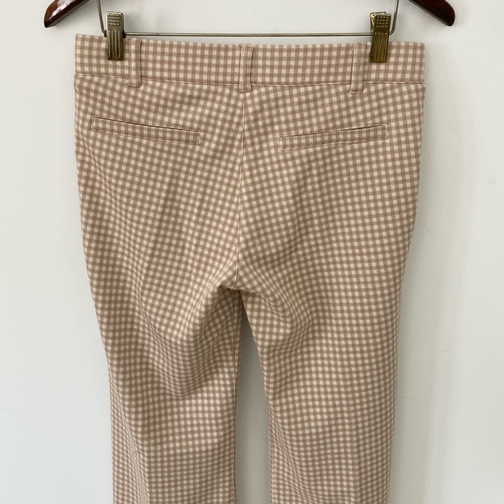 Betabrand Tan Gingham Dress Yoga Pants Sz S - Picture 8 of 11